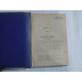 Explicatiune a DREPTULUI  CIVIL  ROMAN - vol.IV ,partea 2  -  Dimitrie  ALEXANDRESCO  -1914